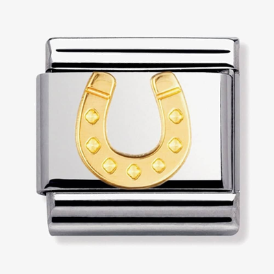 Nomination CLASSIC Gold Good Luck Horseshoe Charm 030115/11
