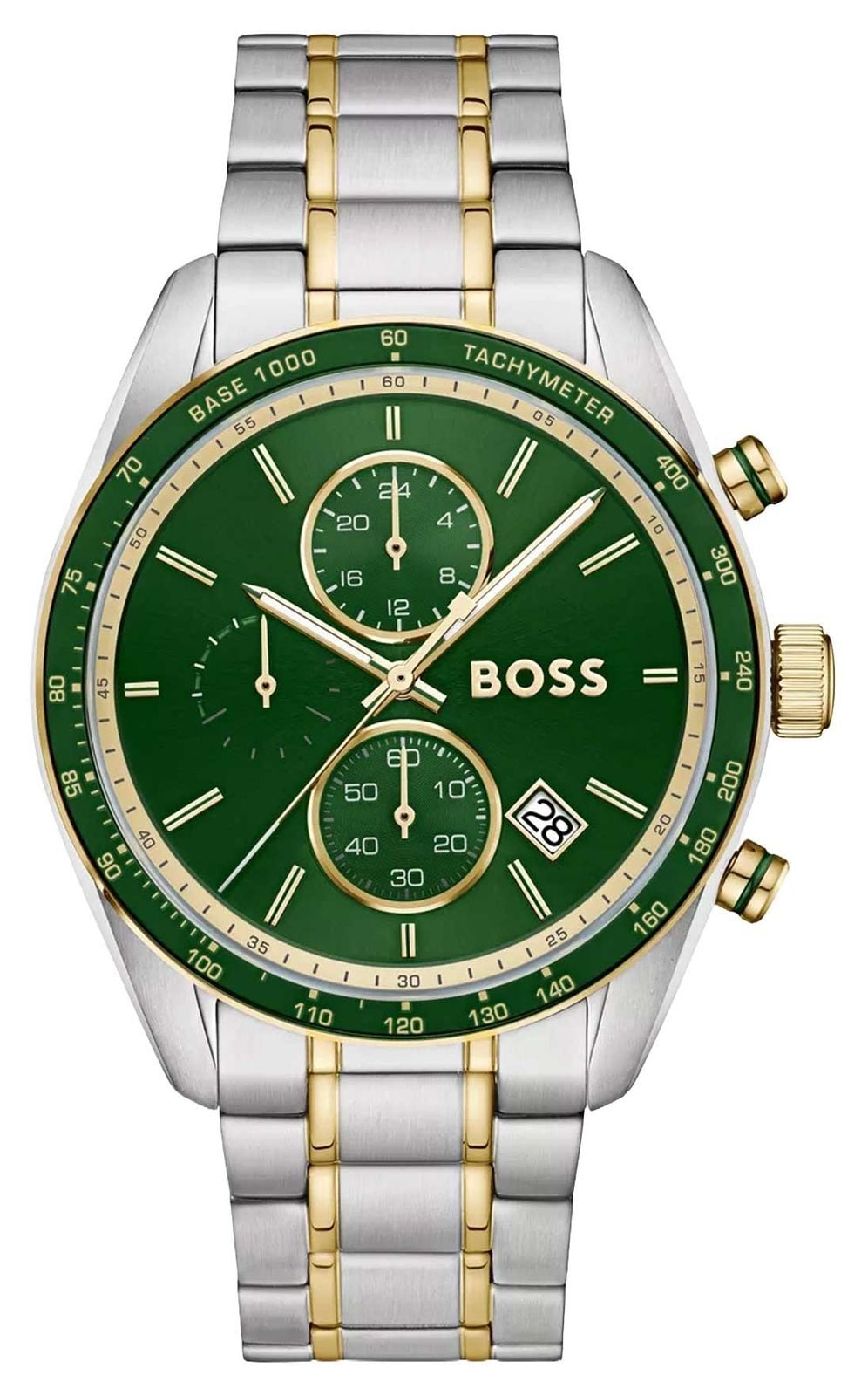 BOSS Chronographe à quartz Grand Prix (44,5mm) cadran vert montre