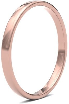 James Moore & Co | 9 karaat roségoud | 2 mm | licht | maat softcourt | ag_2lls-9r AG_2LLS-9R