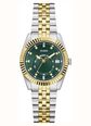 Guess Ladies Jada Two-Tone Multi-Function Date Watch With Green Dial GW0936L3