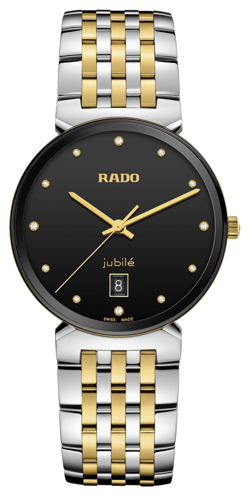 RADO Florence | diamants classiques | bracelet bicolore montre