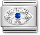 Nomination Classic Eye Sterling Silver & Steel Charm 330304/43