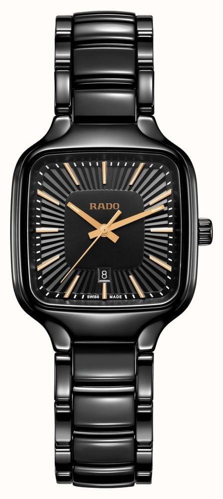 Black rado watch for girl best sale