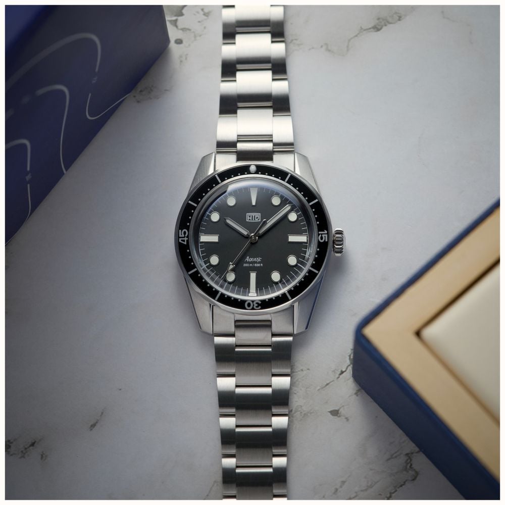 HTD Aquatìc Bicchierini Automatico Skindiver (39mm) Quadrante Nero