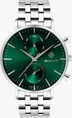 GANT PARK HILL Day-Date II (43.5mm) Green Dial / Stainless Steel G121018