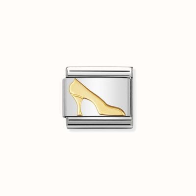 Nomination COMPOSABLE Classic DAILY LIFE In Stainless Steel With 18k Gold High Heel Shoe 030109/08