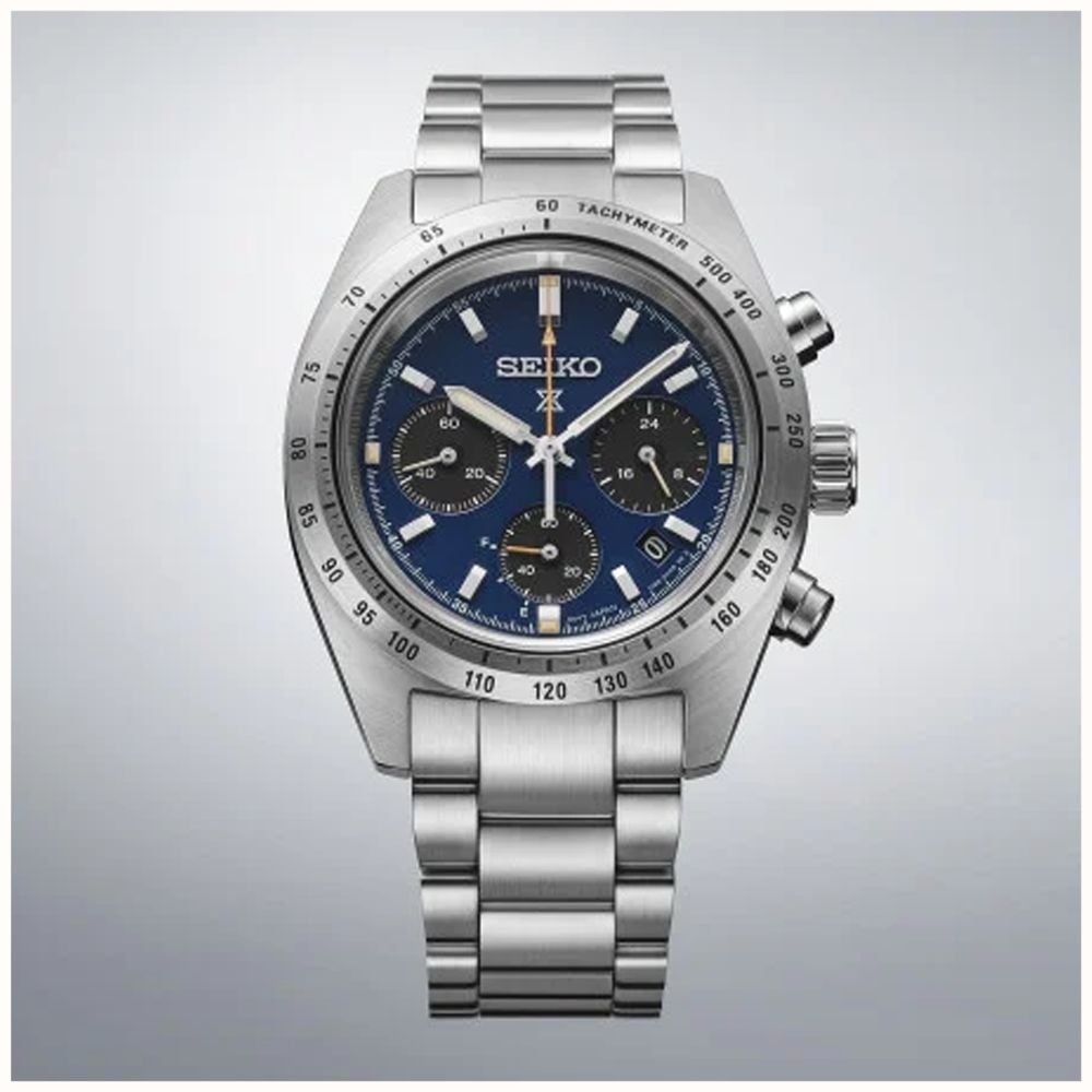 Seiko Prospex Speedtimer European Exclusive Limited Edition in Midnight Riviera Blue HBJ008P1 - альтернативный вид 2