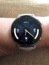 Customer picture of Garmin Venu 3S (41mm) Soft Gold Stainless Steel Bezel / French Grey Leather Strap (+ Silicone Strap) 010-02785-55