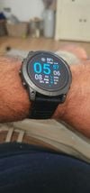 Customer picture of Garmin EPIX PRO Gen 2 (51mm) Sapphire Carbon Grey DLC Titanium Case Black Silicone Band 010-02804-01