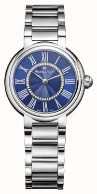 Maurice Lacroix Fiaba Round - Diamond Set (33mm) Blue Dial / Stainless Steel FA1306-SS002-410-1