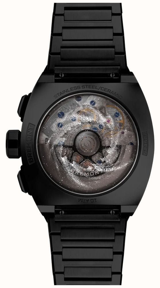 Bremont Supernova Chronograph Hawking Edition (41mm) Black Galvanic Metal Dial / Black Steel Bracelet SN41-CHR-DLC-HWK-B - vista alternativa 2