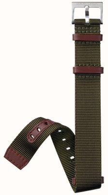 Hamilton Straps Nur Nato-grünes 20-mm-Khaki-Feldarmband H690694102