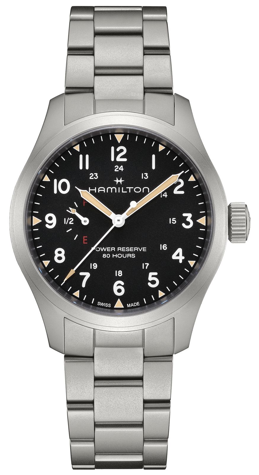 Hamilton Khaki Field Power Reserve mÃ©canique (40 mm) cadran montre