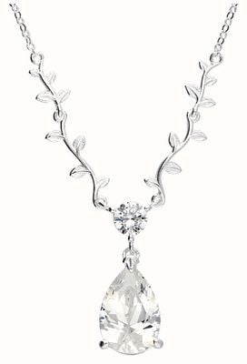 Sterling Silver Cubic Zirconia Necklace H6011/S