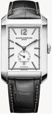 Baume & Mercier Hampton Automatic (31mm) White Dial / Black Leather Strap 10528