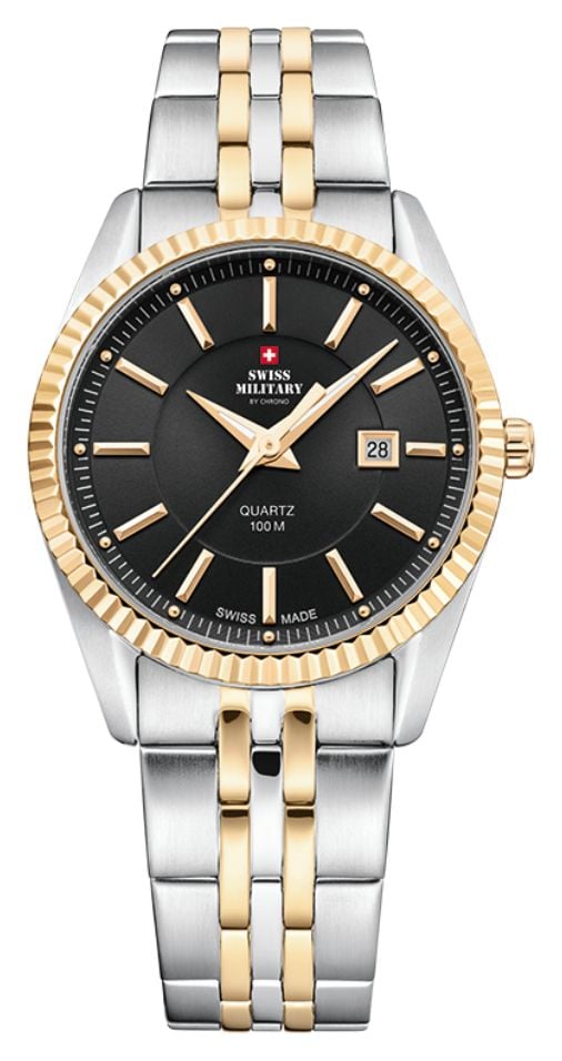 Swiss Military by Chrono pour femme cadran noir, deux montre