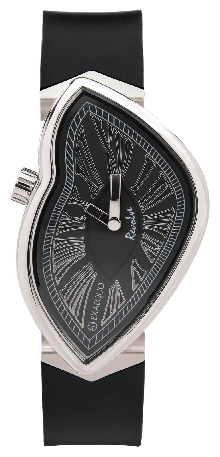 Exaequo Melting Revolve SS 316L 33mm Black Dial  Watch