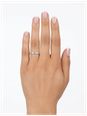 0.33ct Round Brilliant Natural Diamond Platinum Half Eternity Ring HET100073 - alternative Ansicht 4