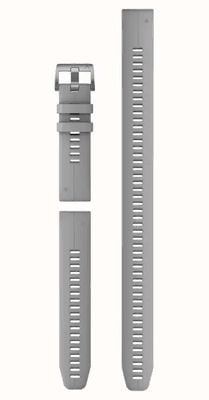 Garmin Solo correa de reloj Quickfit® 22: silicona gris polvo (juego de buceo de 3 piezas) 010-13113-03