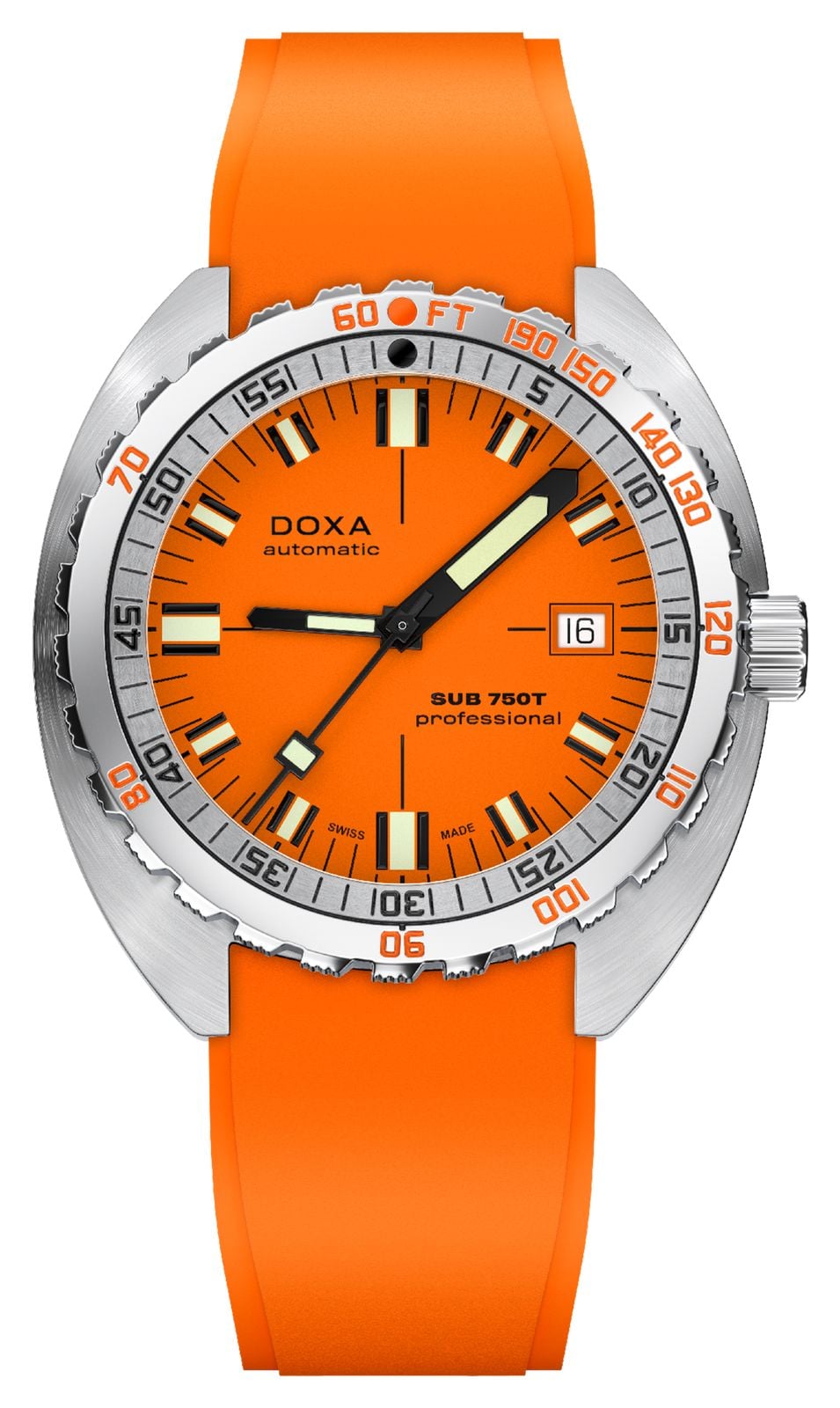 DOXA Sub 750t Professional (45 mm) cadran iconique orange / montre