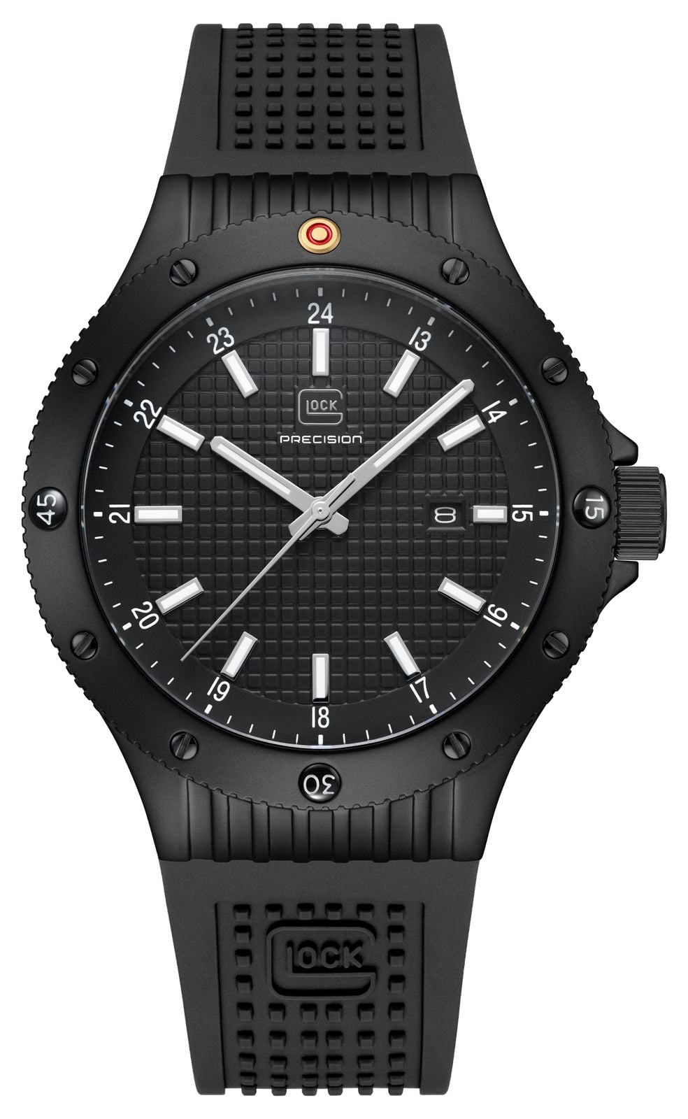 GLOCK Precision Ã  quartz avec date (44 mm), cadran montre