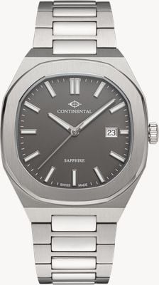 Continental Contemporary Octagon (41mm) Grey Dial / Stainless Steel Bracelet 23501-GD101680