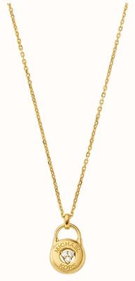 Michael Kors KORS BRILLIANCE | Gold Plated Sterling Silver Necklace MKC1573AN710