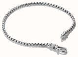 Thomas Sabo Thomas Sabo Rebel Steel Stainless Steel 2.70 mm Box Chain Bracelet (18 cm) A2249-S01-53-L18 - alternatieve weergave 2