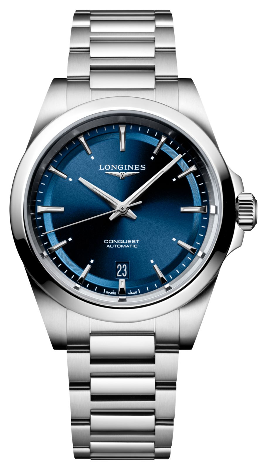 LONGINES Conquest automatique (38 mm) cadran bleu soleill montre