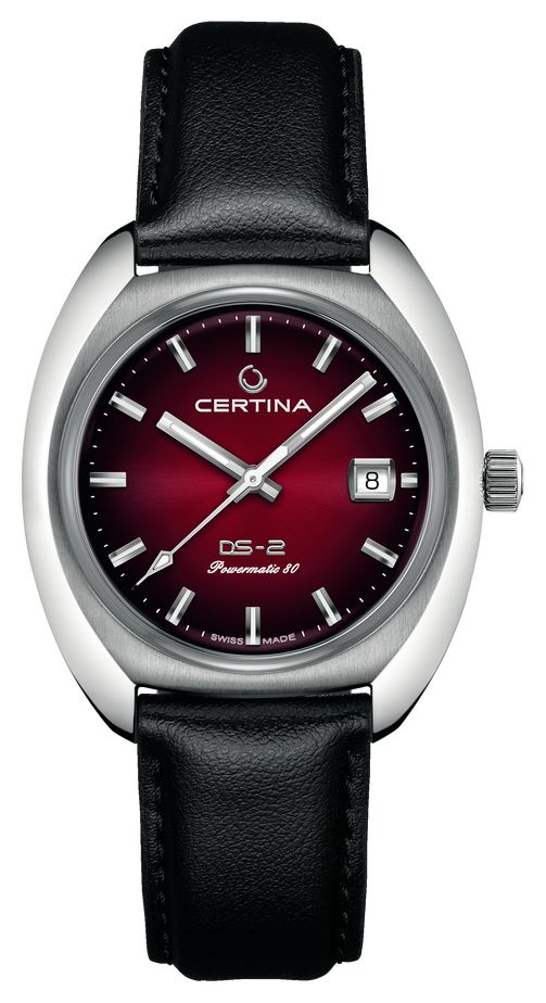 Certina Ds-2 | powermatique | cadran rouge | bracelet en montre