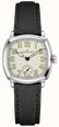 Hamilton American Classic Cushion Mechanical (30mm) Sandblasted Beige Dial / Black Leather Strap Watch H36109710