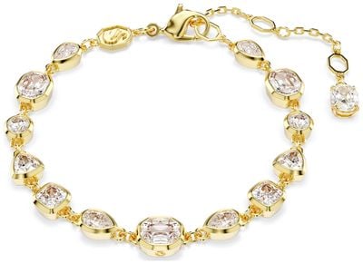 Swarovski Imber Tennis Bracelet White Crystals Gold-Tone Plated 5705471