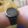 Customer picture of Garmin Apenas pulseira do relógio Quickfit 22, pulseira de titânio ventilada com revestimento dlc em cinza carbono 010-12863-09