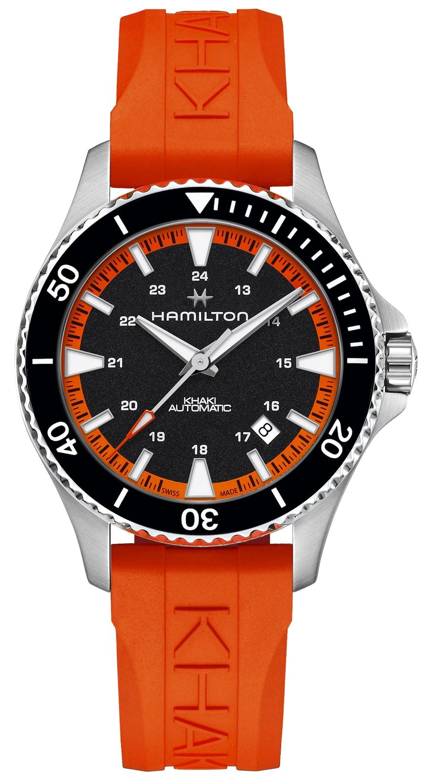 Hamilton Scuba automatique kaki marine (40 mm) cadran noir montre