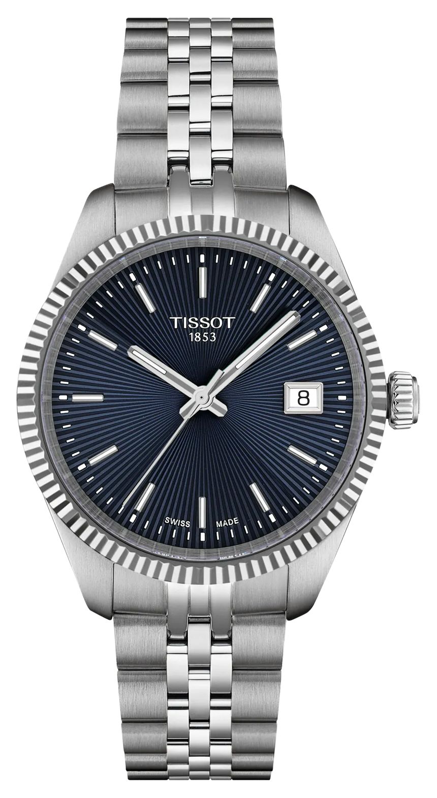 Tissot Ã  quartz Ballade (34 mm), cadran bleu foncÃ© montre