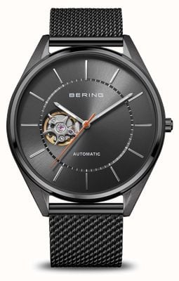 Bering Automatic | Men's | Polished/Brushed Grey | Grey Dial 16743-377