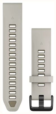 Garmin QuickFit® 20 Watch Strap Only (20mm) Fog Gray/Dark Sandstone Silicone 010-13391-06