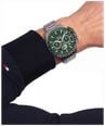 Tommy Hilfiger Bank Stainless Steel Green Dial Watch 1792293 - alternate view 4