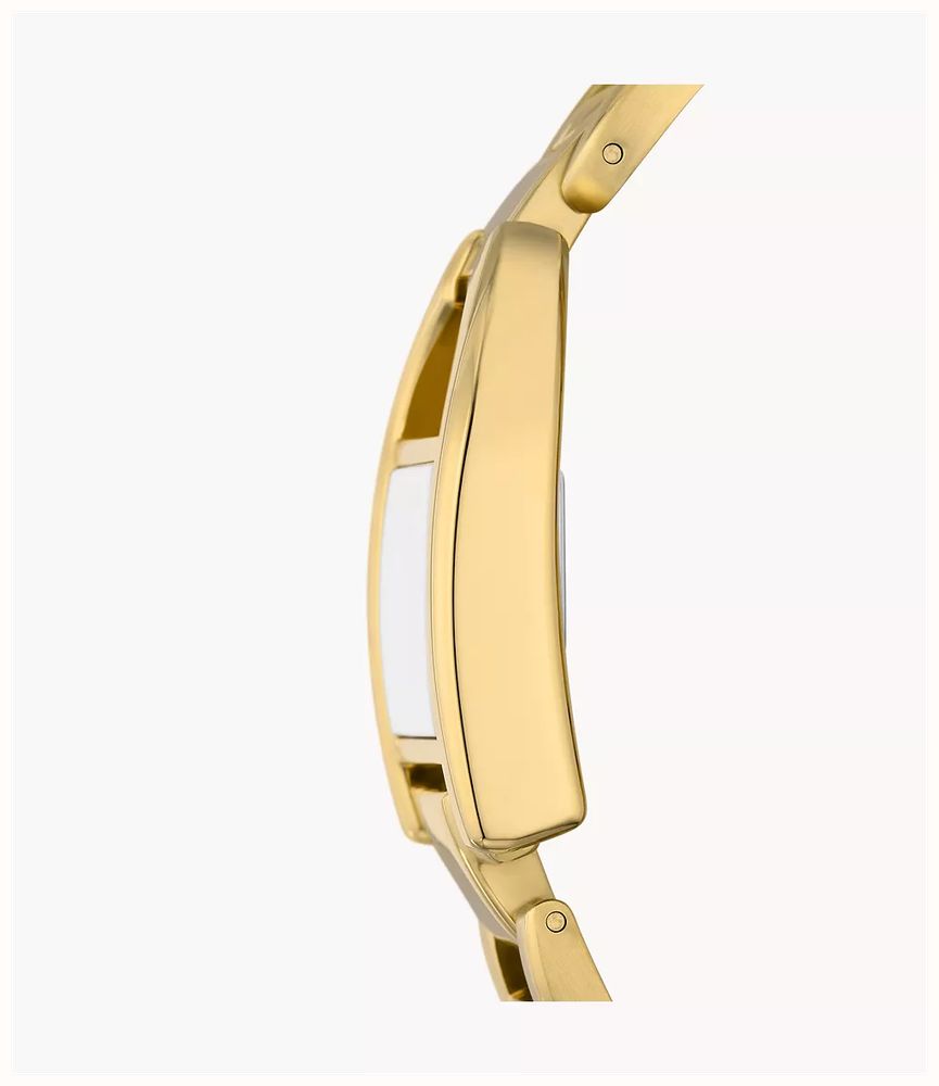 Fossil Harwell 28mm Three-Hand Gold-Tone Stainless Steel Watch ES5527 - alternate view 3