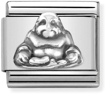 Nomination Classic Buddha Sterling Silver & Steel Charm 330101/52