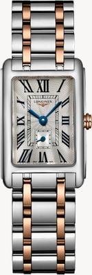 LONGINES DolceVita Quartz (20.80mm) Silver "flinqué" Dial / Two-Tone Stainless Steel Bracelet L52555717