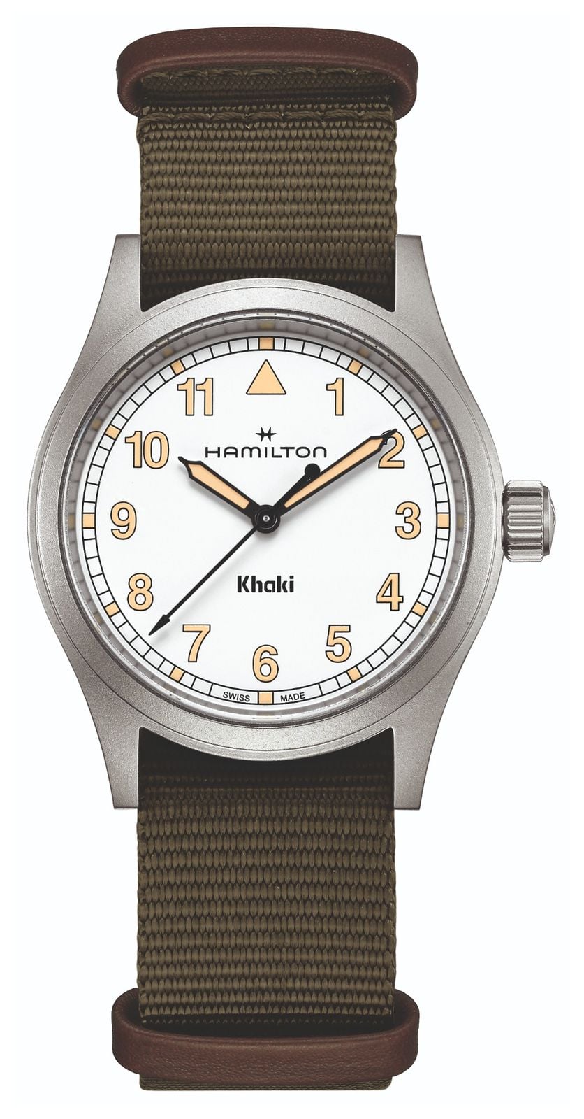 Hamilton Khaki Field Quartz (38mm) cadran blanc / montre
