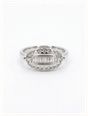 18ct White Gold Diamond Cluster Ring JM4721