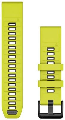 Garmin Quickfit® 22 Uhrenarmband nur (22 mm) Amp Gelb/Graphit Silikon 010-13392-08
