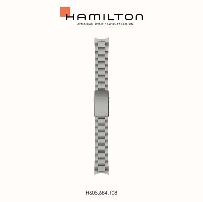 Hamilton Straps Herenarmband Uitsluitend Roestvrij Staal H695684108 First Class Watches NLD