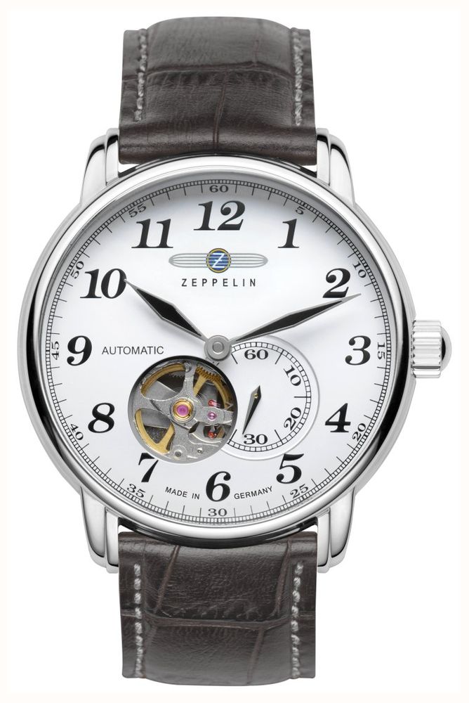 Zeppelin LZ 127 Graf Zeppelin Open Heart Automatic (40mm) White