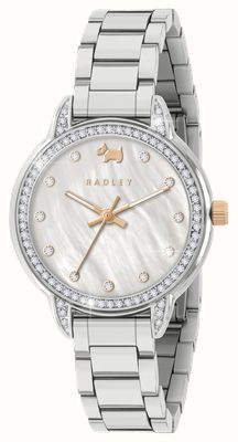 Radley Damski (32 mm) zegarek z tarczą z masy perłowej / bransoletą ze stali nierdzewnej RY4649
