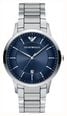 Emporio Armani Men's Stainless Steel Navy Blue Dial & Stainless Steel Bracelet AR11837