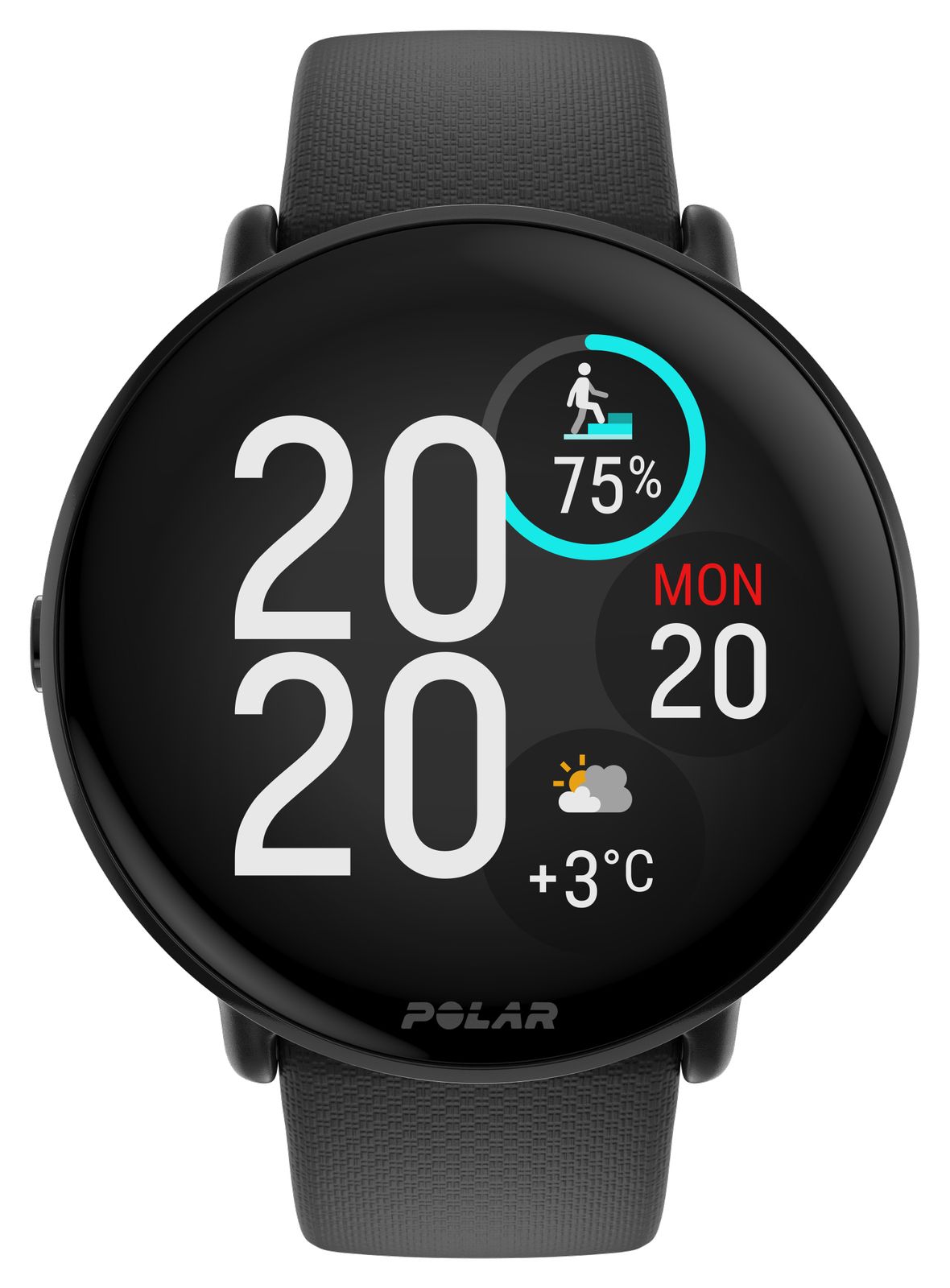 Polar Ignite 3 fitness & wellness nacht zwart (s-l) horloge