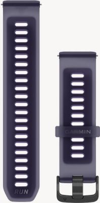 Garmin Cinturini a sgancio rapido (22 mm) in silicone viola/indaco traslucido con finiture in ardesia - solo cinturino 010-11251-AV